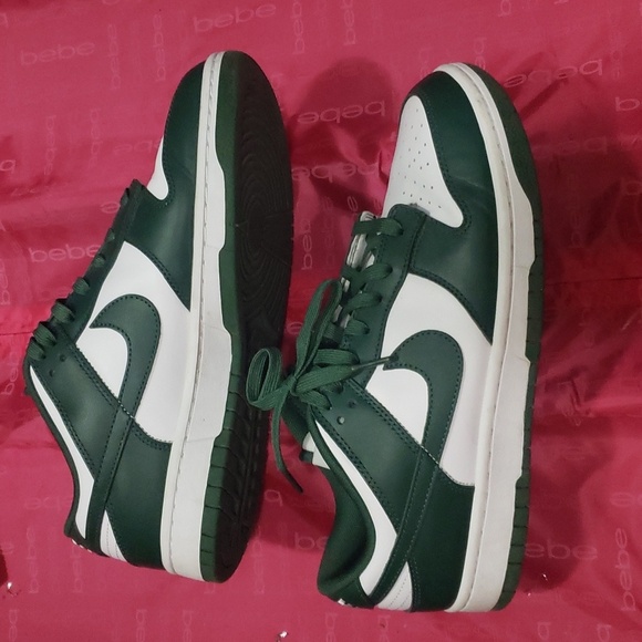 Nike dunk low green and white colourway 9.5 - Picture 3 of 8